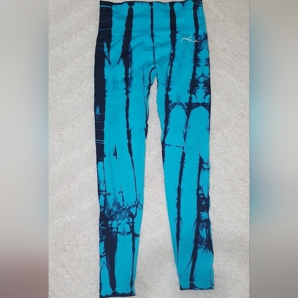 Pulse Athletic leggings Size‎ M Blue and Black - Picture 4 of 8